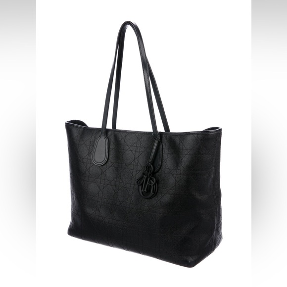 Christian Dior Medium Cannage Panarea Tote Black - Picture 5 of 12